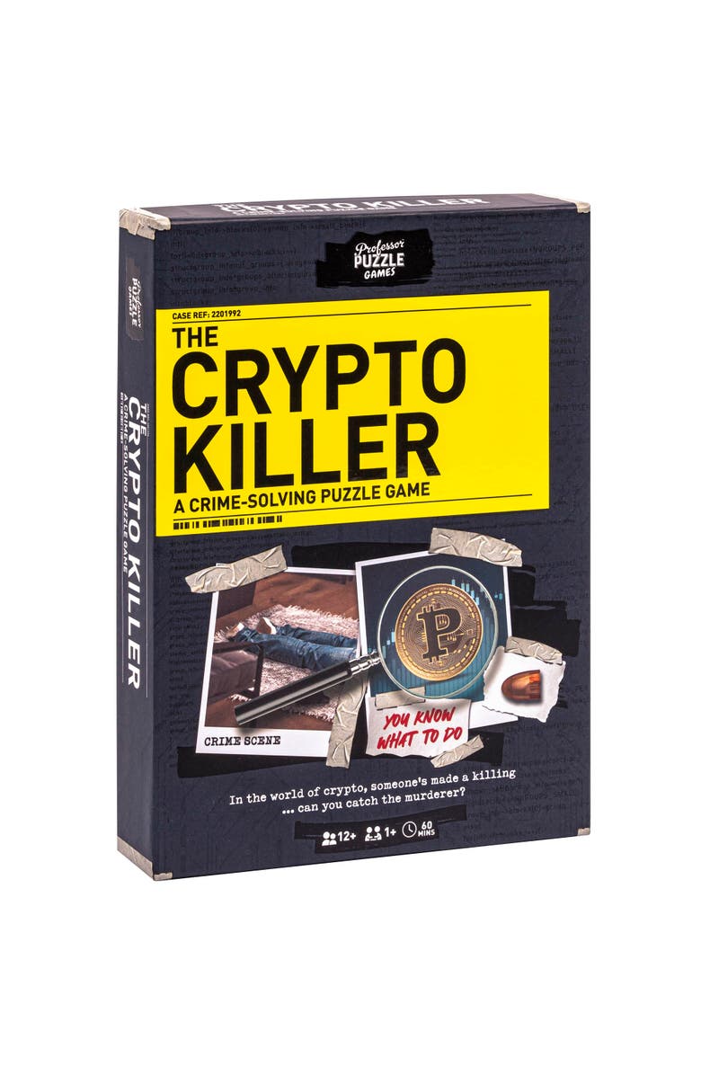 Professor Puzzle Crypto Killer Crimesolving Game Clues, Main, color, Multicolored