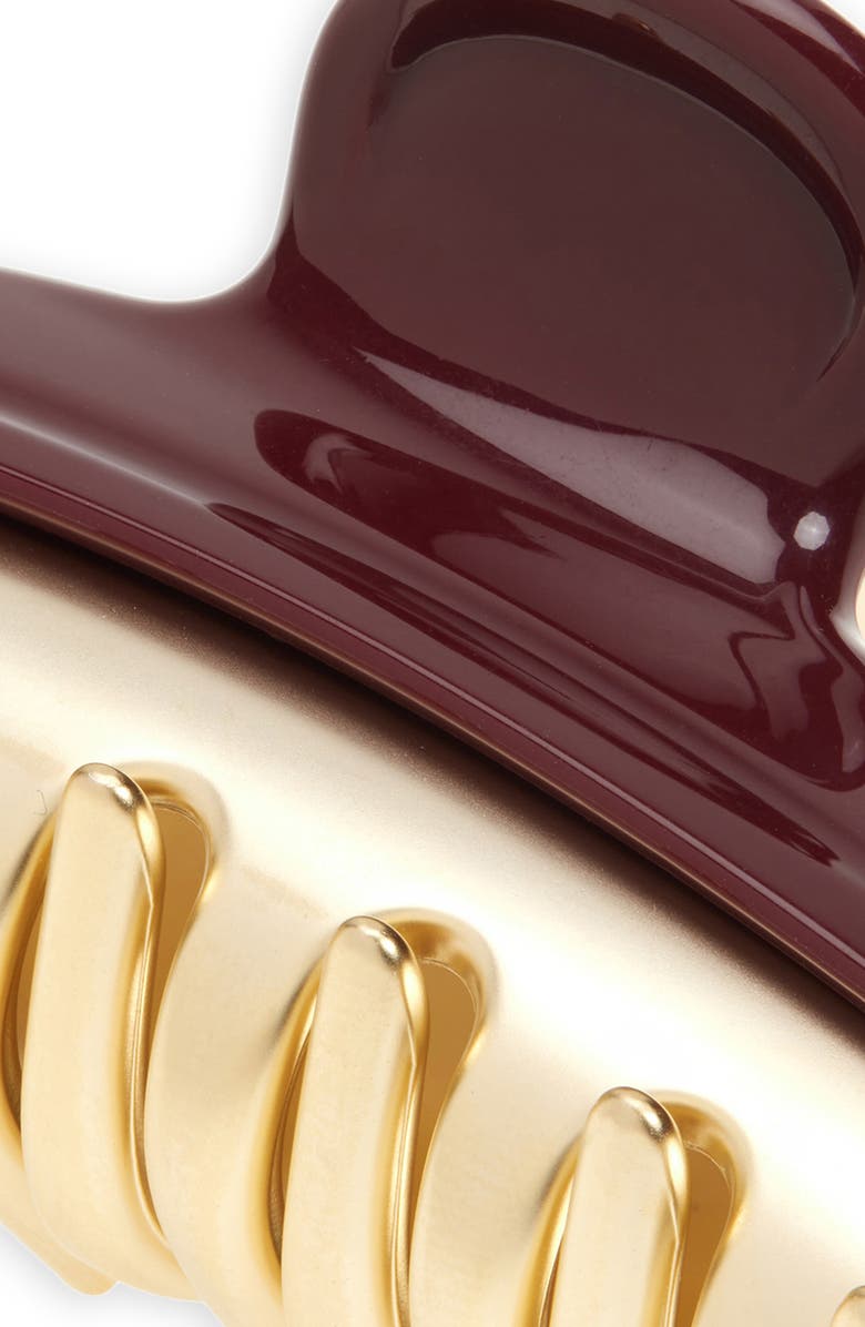 Alexandre de Paris Medium Two-Tone Claw Clip, Alternate, color, 