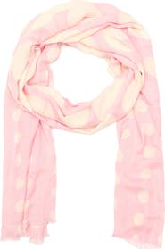 Kate Spade dots & bubbles oblong scarf