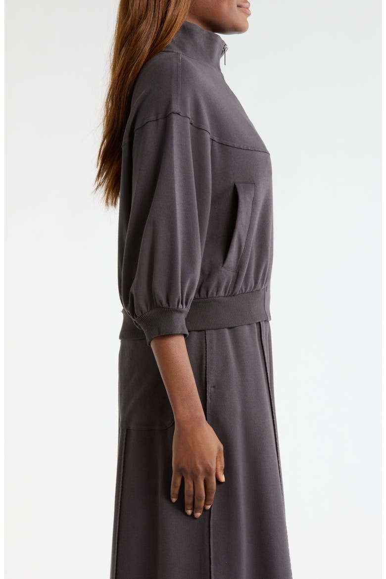 Kayleigh Zip Front Jacket, Alternate, color, INK