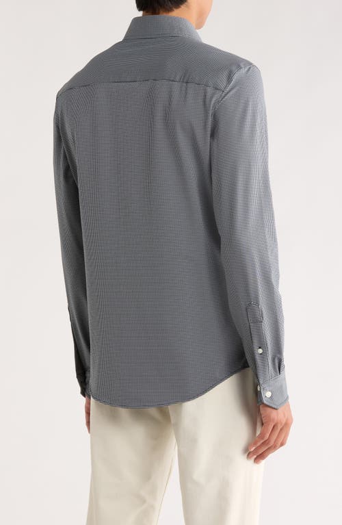Rhone Commuter Slim Fit Button-up Shirt In Gray
