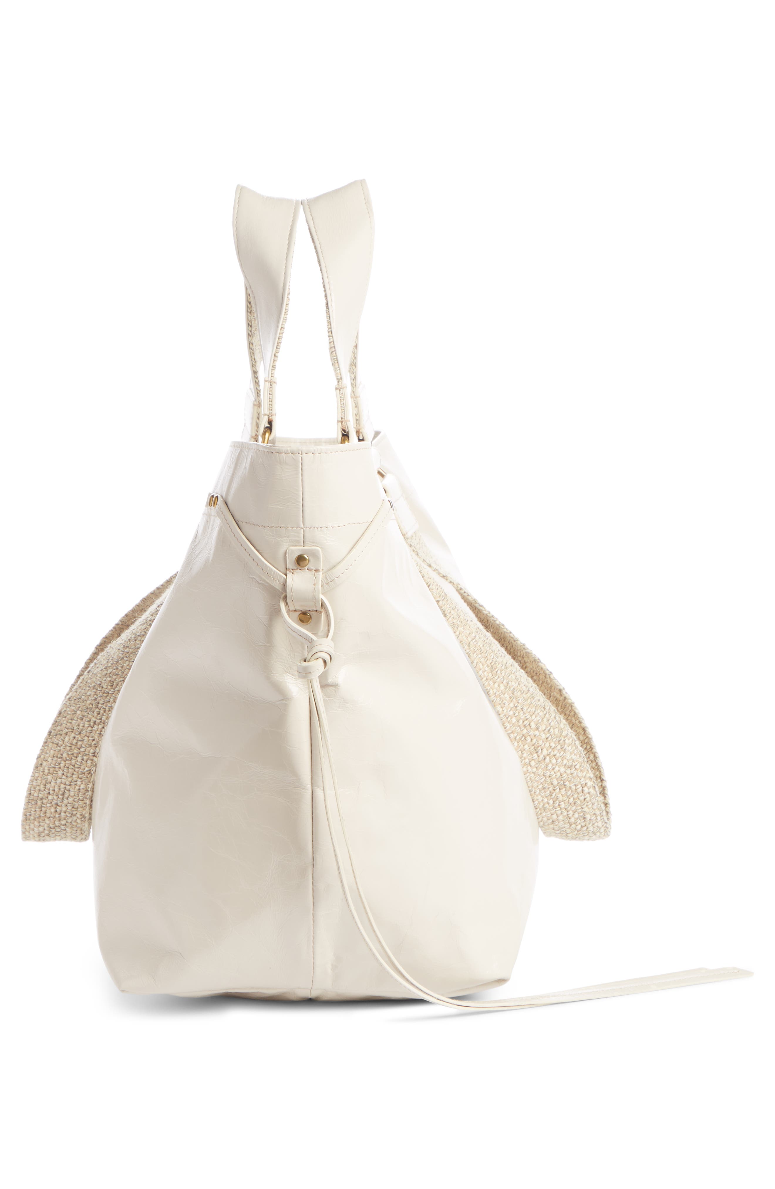 Isabel Marant New Wardy Leather Tote, Alternate, color, 