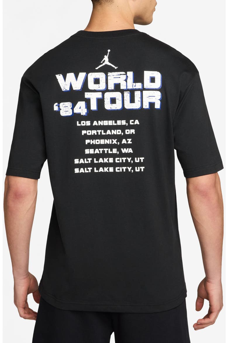 World Tour Cotton Graphic T-Shirt, Alternate, color, BLACK