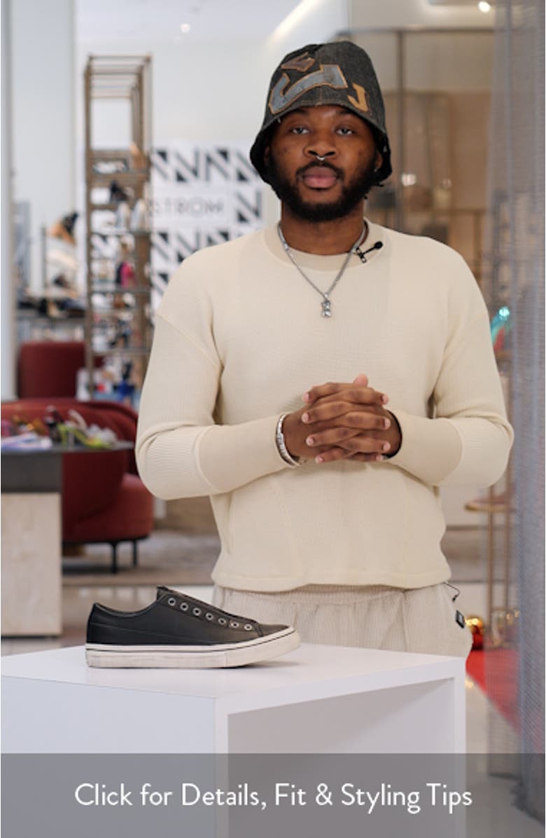 Laceless Low Top Sneaker, sales video thumbnail