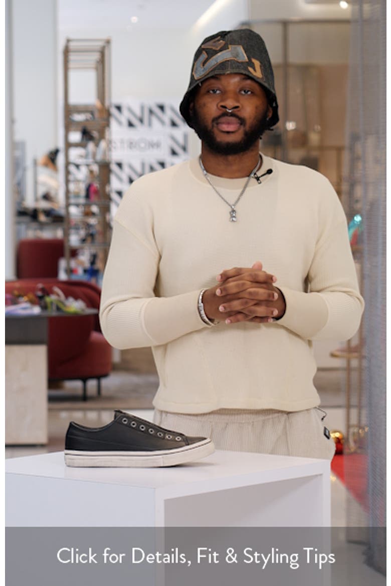 Laceless Low Top Sneaker video