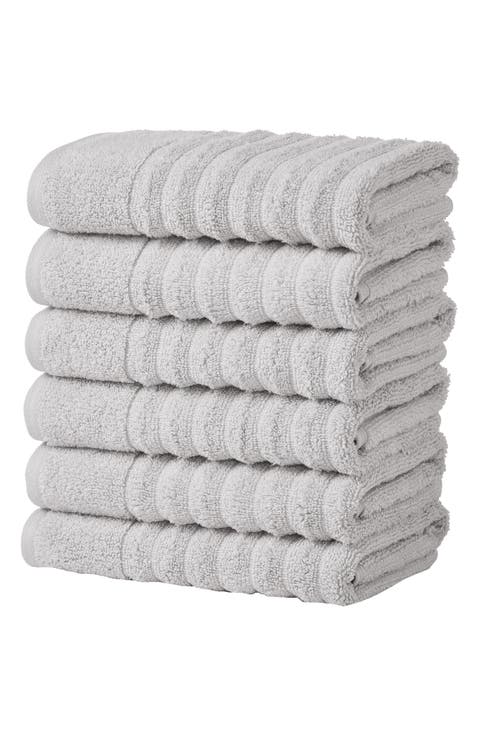 Combed Cotton 6-Pack Hand Towels