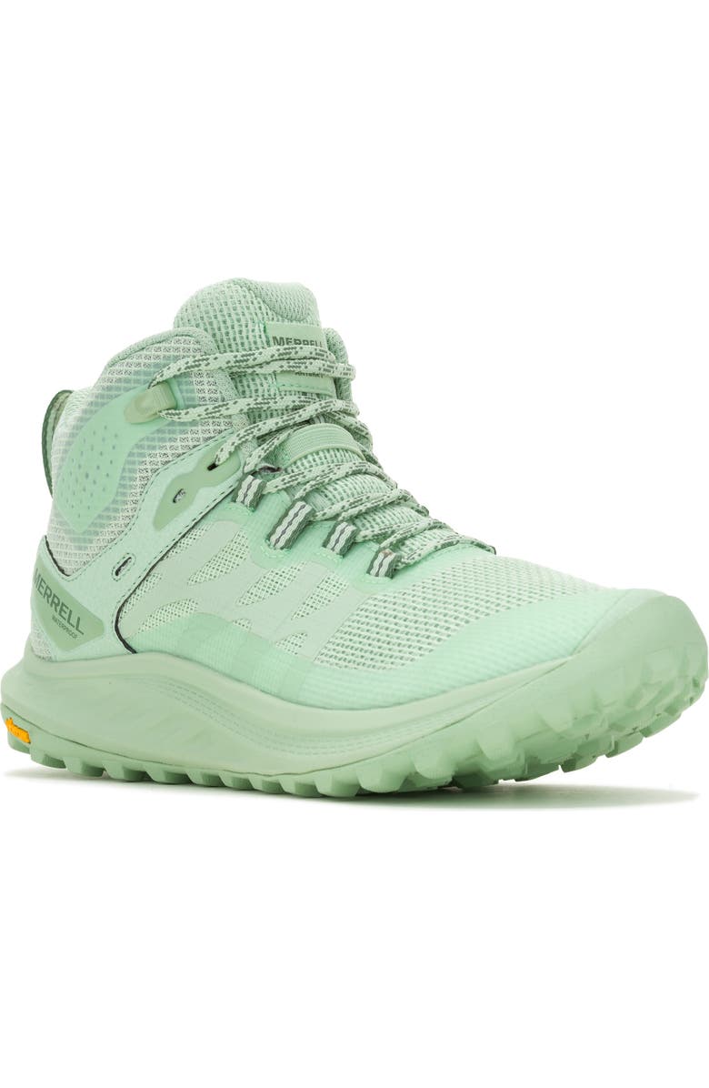 Merrell Antora 3 Mid Trail Waterproof Running Sneaker, Main, color,