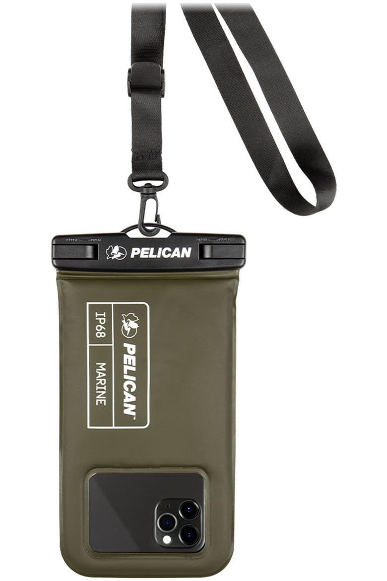 Marine Waterproof Floating Pouch, Alternate, color, Green