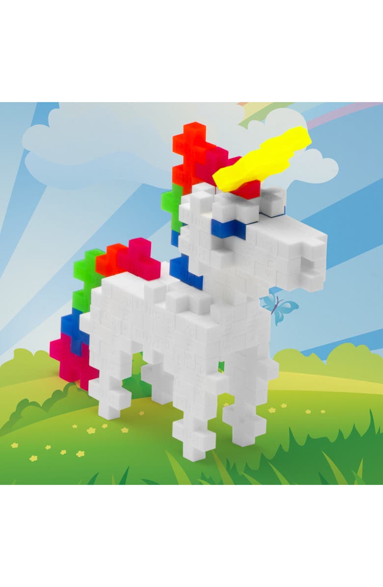 Plus-Plus USA Unicorn 70-Piece Tube Building Set, Alternate, color, Multi