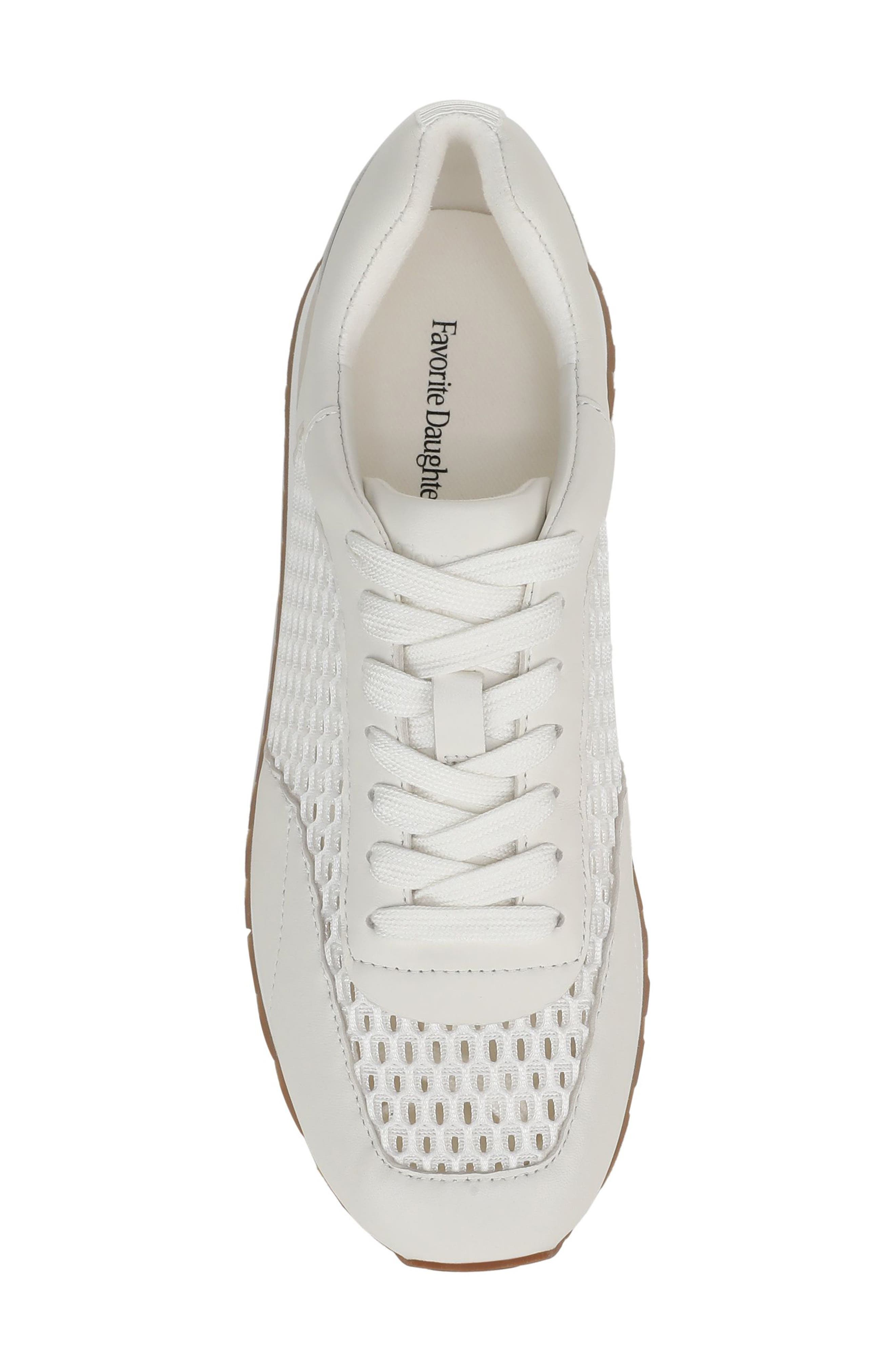 Favorite Daughter Sophia Mesh Sneaker, Alternate, color, White