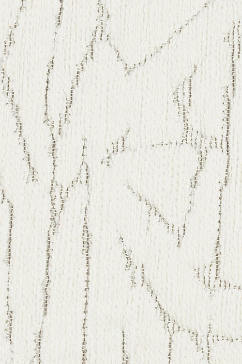 Elaine Smith Synchronize Dimensional Chenille Ivory Indoor & Outdoor Woven Accent Pillow