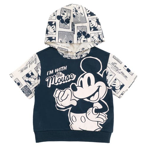 Disney Short Sleeve Hoodie & Shorts Set In Multi