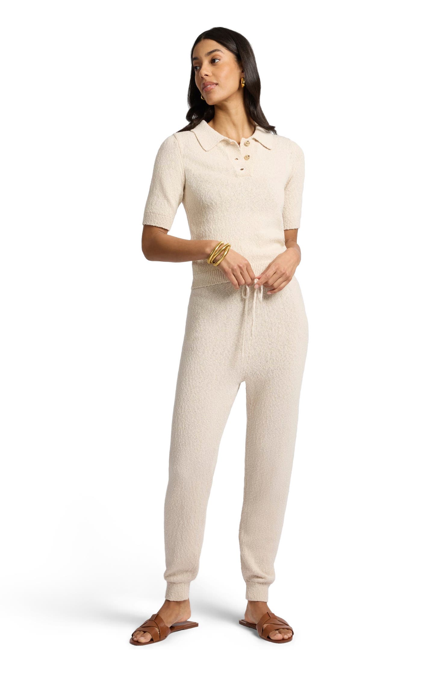 Cotton Boucle Polo