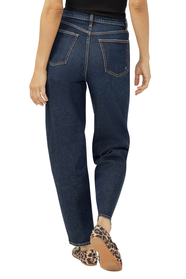 Arc High Waist Slim Barrel Jeans, Alternate, color, WOOLWICH