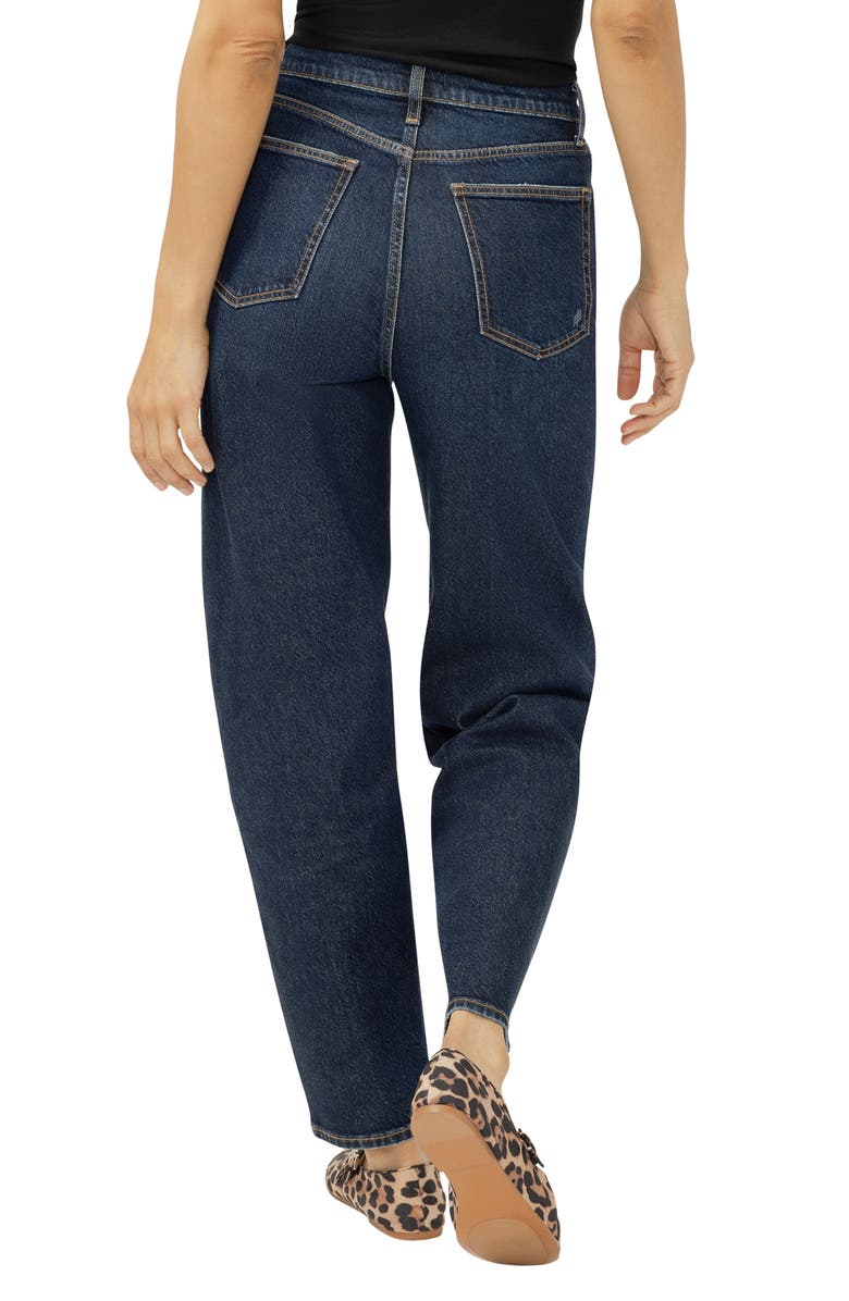 Silver Jeans Co. Arc High Waist Slim Barrel Jeans, Alternate, color, Woolwich