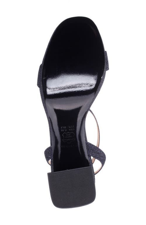 Nina Bergen Ankle Strap Sandal In Navy