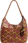 COACH Brooklyn 34 Wooden Bead Shoulder Bag