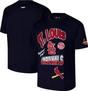PRO STANDARD Men's Pro Standard Navy St. Louis Cardinals Turn It Up Dropped Shoulder T-Shirt