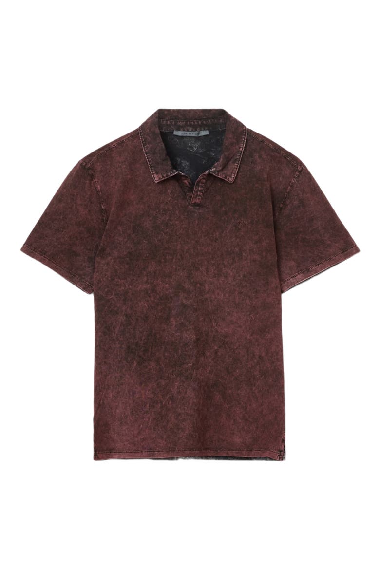 Carsten Johnny Collar Polo, Alternate, color, PLUM