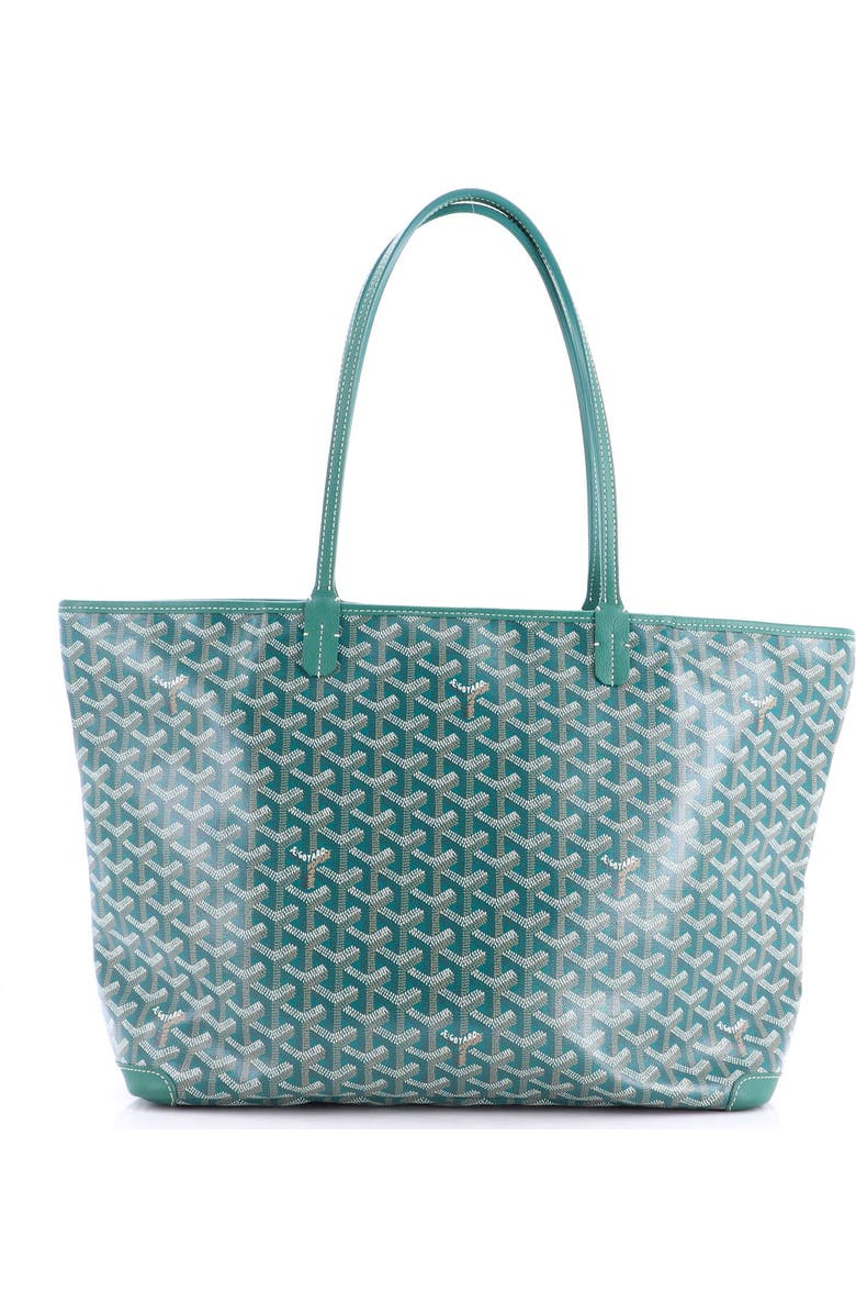 Pre-Owned Goyard Artois Tote Coated Canvas MM, Alternate, color, Green