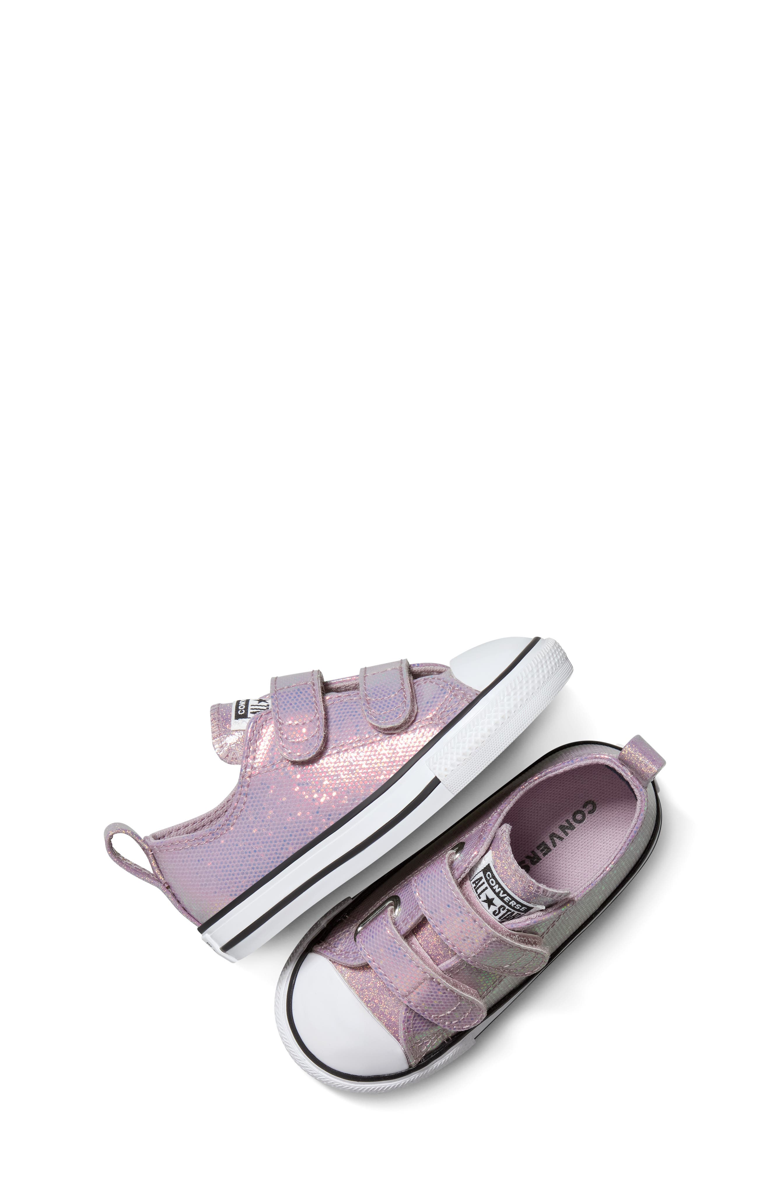 Converse Kids' Chuck Taylor<sup>®</sup> All Star Double Strap Sneaker, Alternate, color, Altitude Lilac/ White/ Black