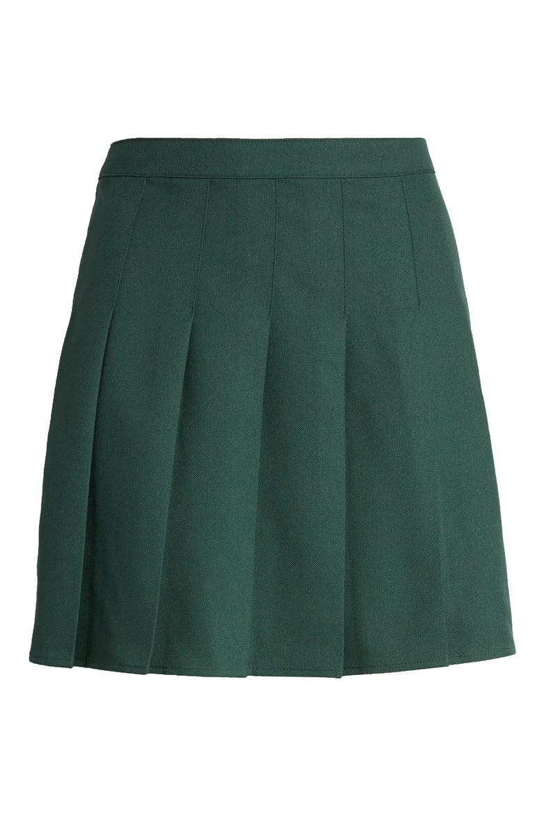 Pleated Miniskirt, Alternate, color, GREEN TREKKING