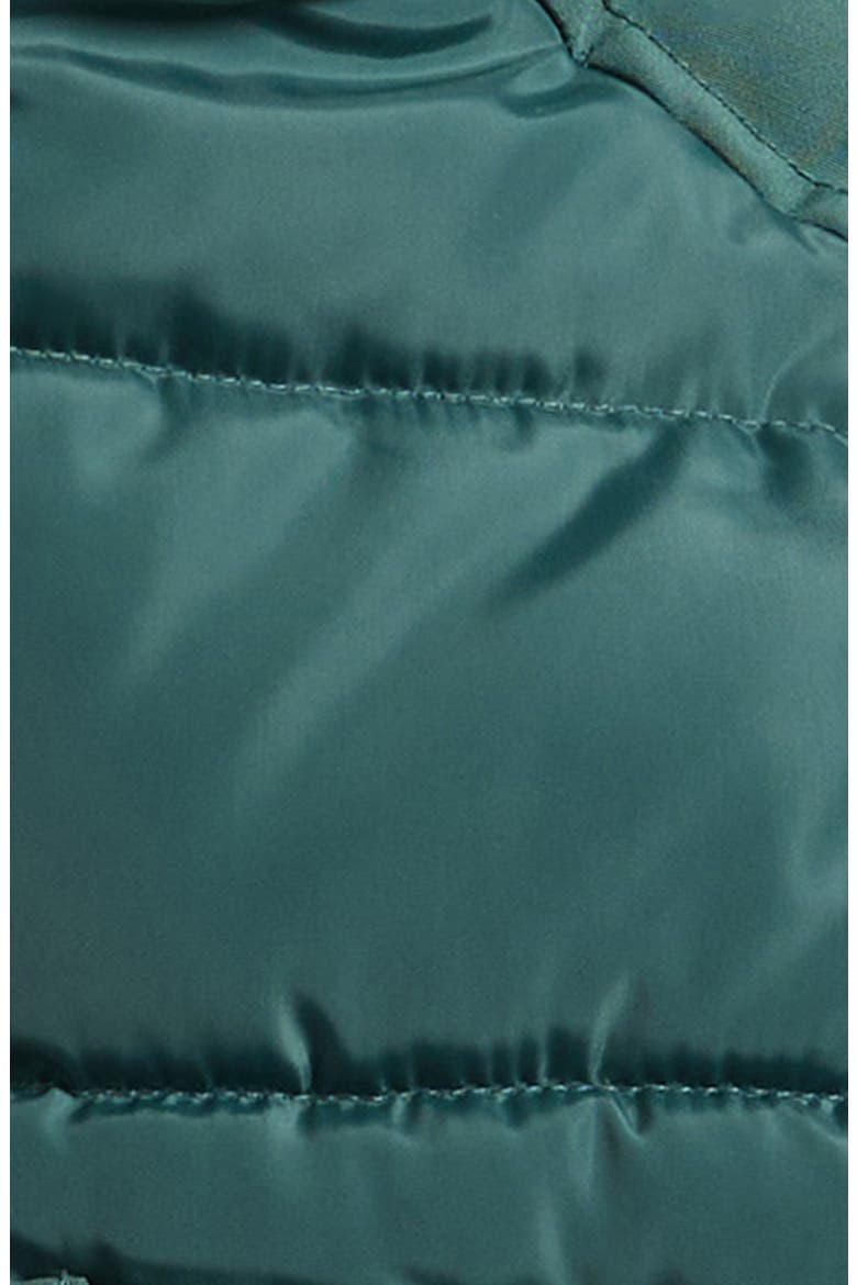 Hooded Puffer Jacket, Alternate, color, DARK GREEN