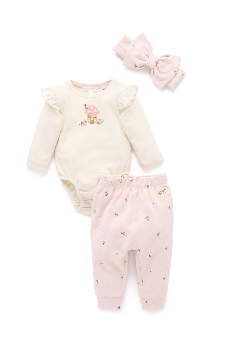 3 Piece Gift Set Girls, Main, color, Sweet Pea Print