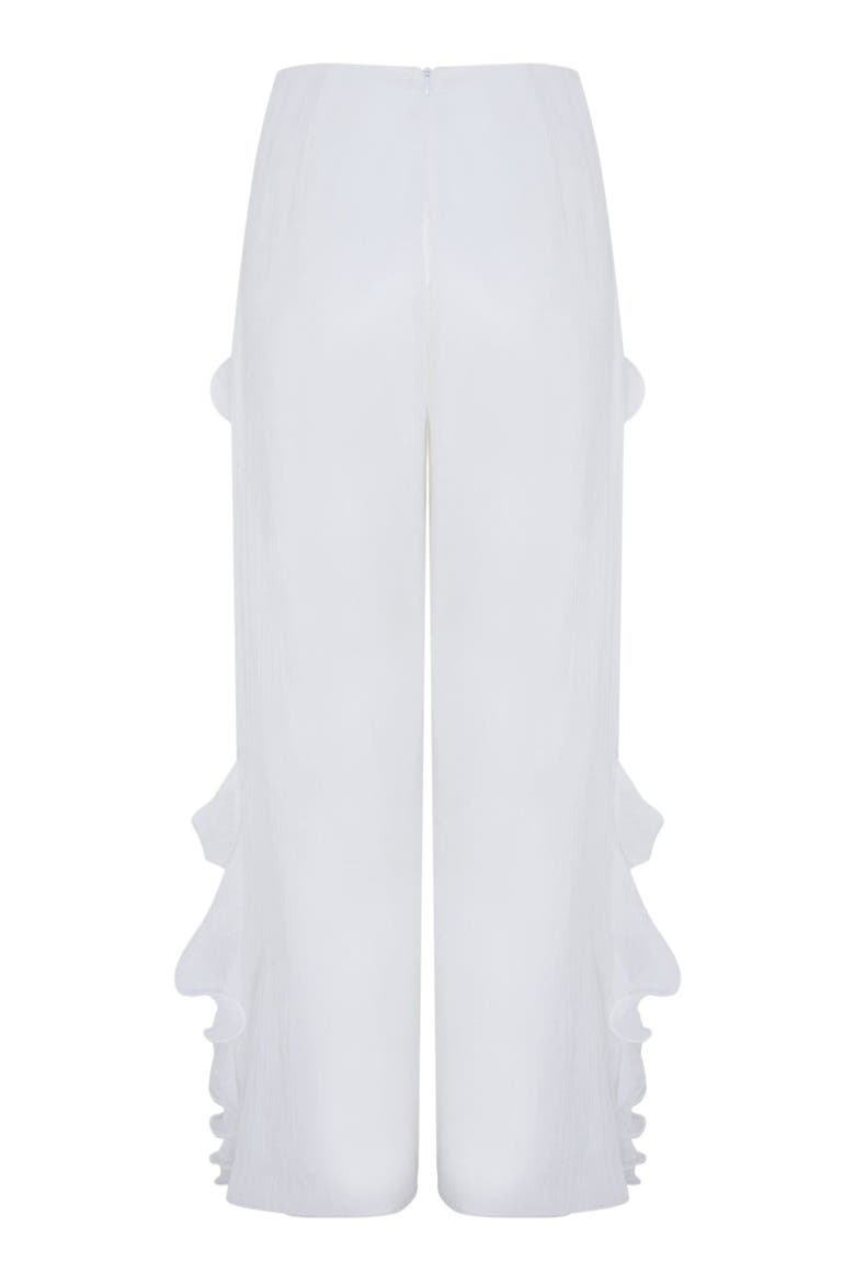 Chiffon Wonderland Pant, Alternate, color, OFF WHITE
