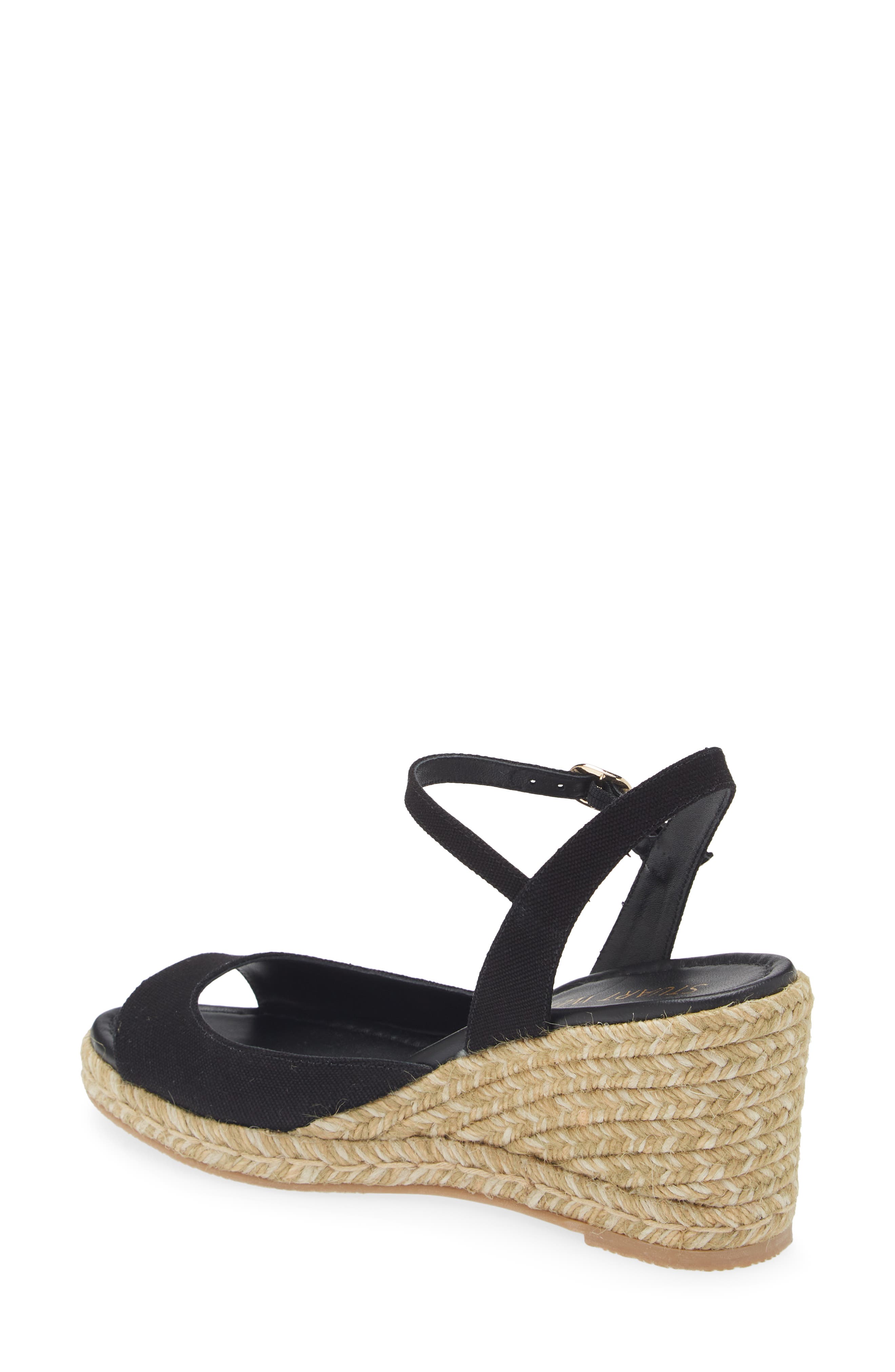 Stuart Weitzman Tia Espadrille Wedge Sandal, Alternate, color, 
