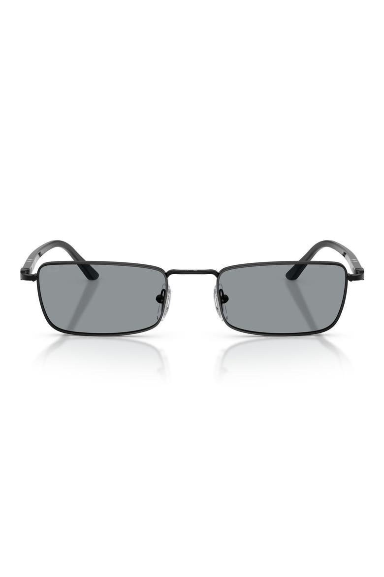 54mm Rectangular Sunglasses, Main, color, BLACK / GREY