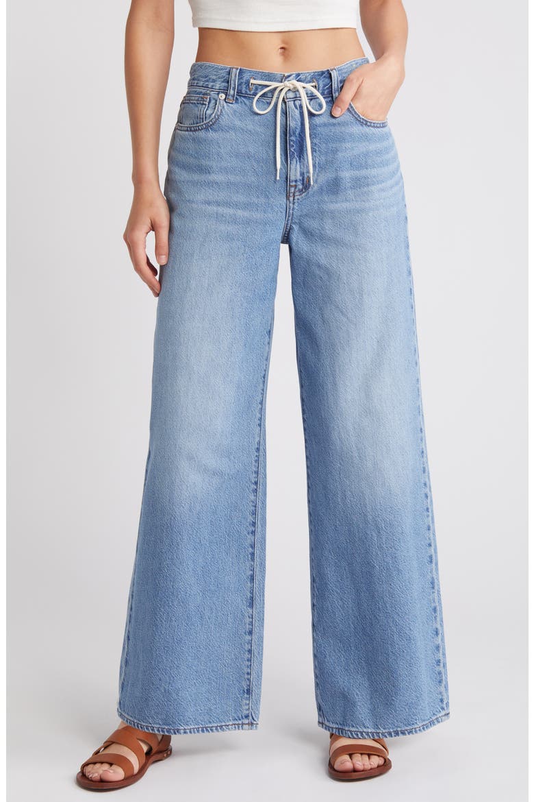 Superwide Leg Jeans, Main, color, HAMBLEY WASH