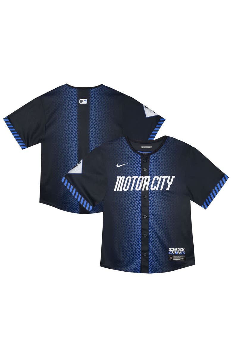 Nike Toddler Nike Blue Detroit Tigers City Connect Team Limited Jersey, Alternate, color, Blue