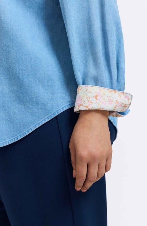 Foxcroft Margie Denim Button-up Shirt