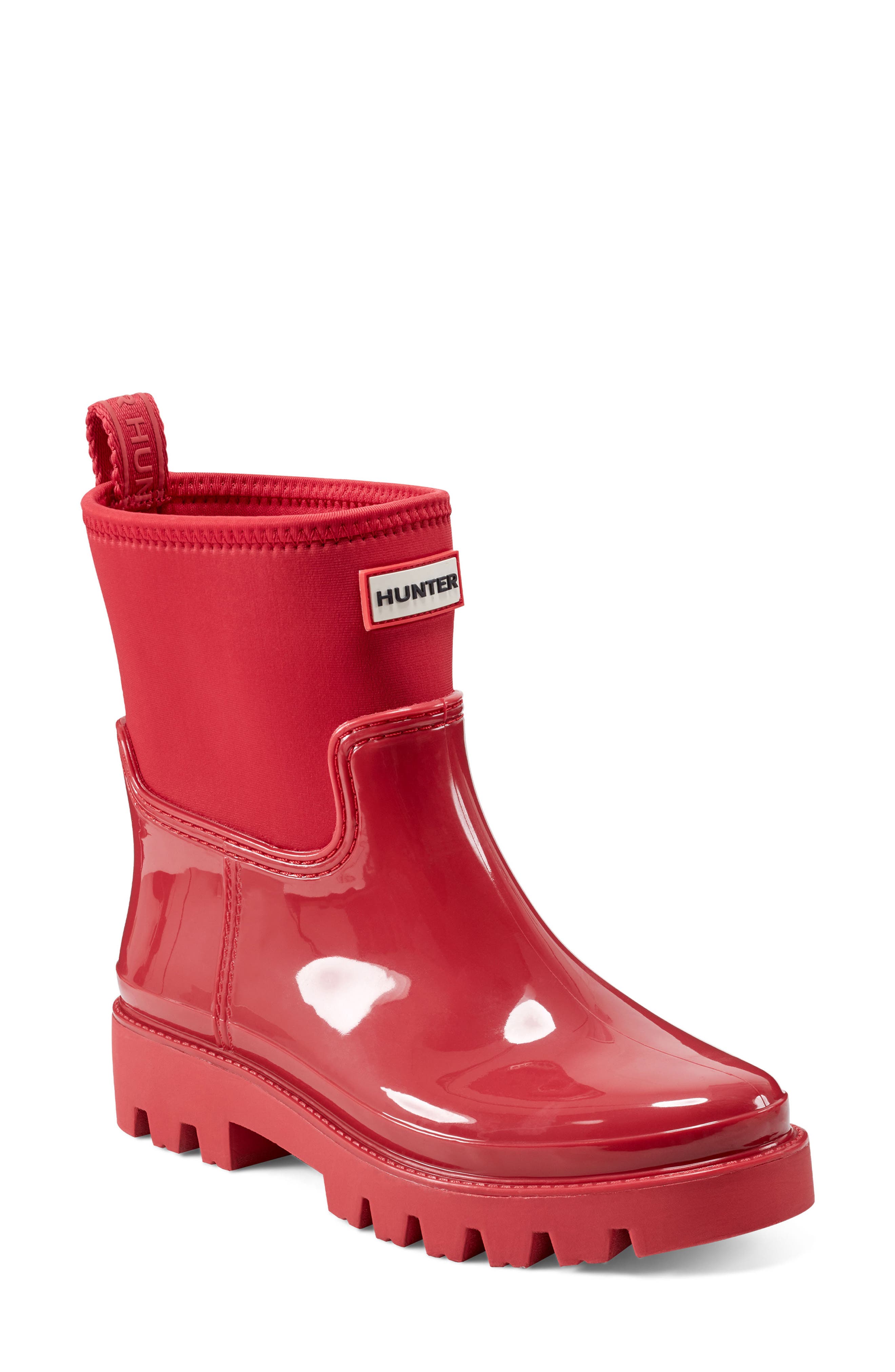 Wella Waterproof Rain Boot, Main, color, MEDIUM RED 610
