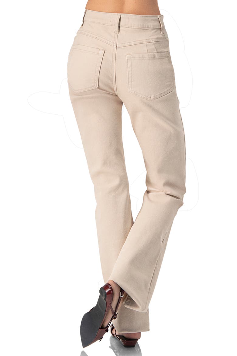 Straight One-Button Chinos, Alternate, color, Beige