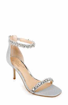 Jewel Badgley Mischka Dustyn Metallic Sandal
