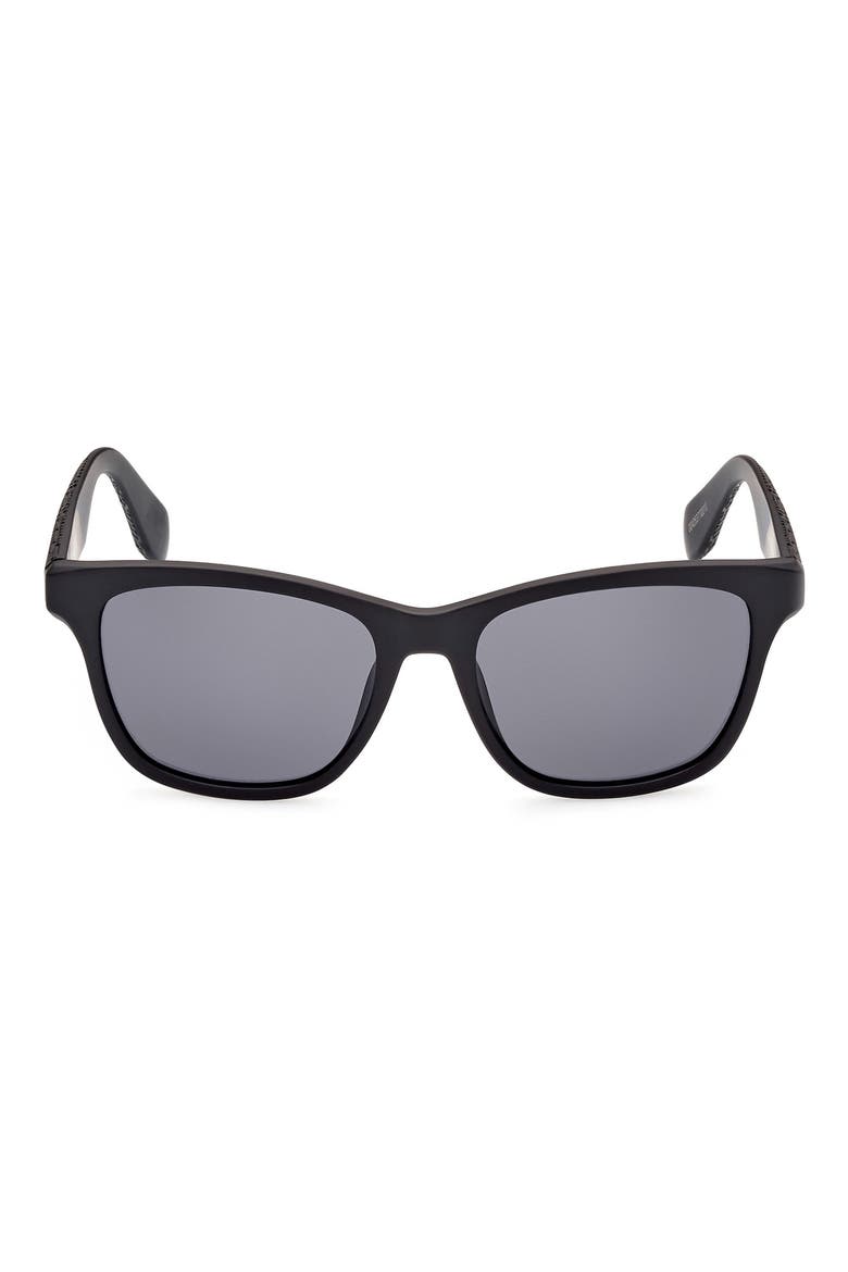 54mm Navigator Sunglasses, Main, color, MATTE BLACK / SMOKE