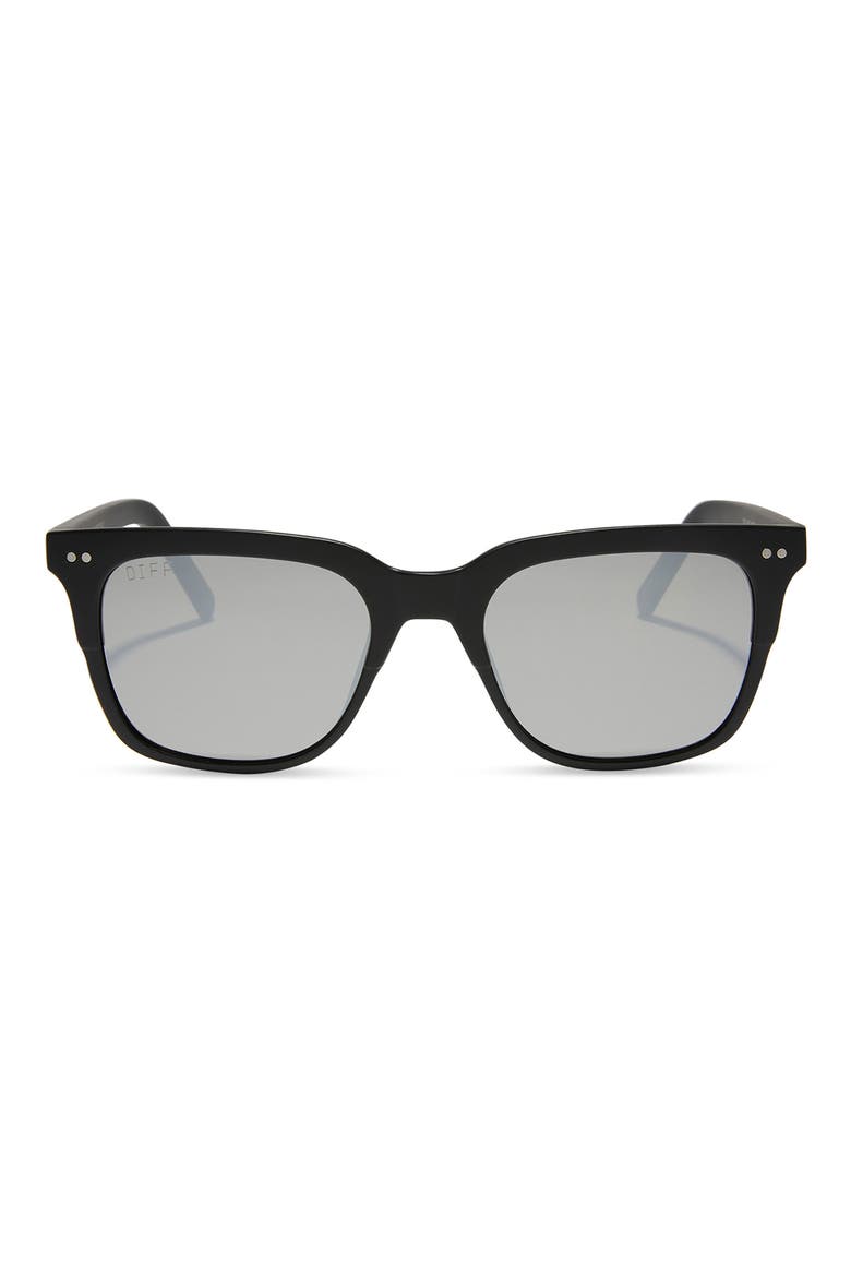 53mm Bobby Square Sunglasses, Main, color, GREY MIRROR