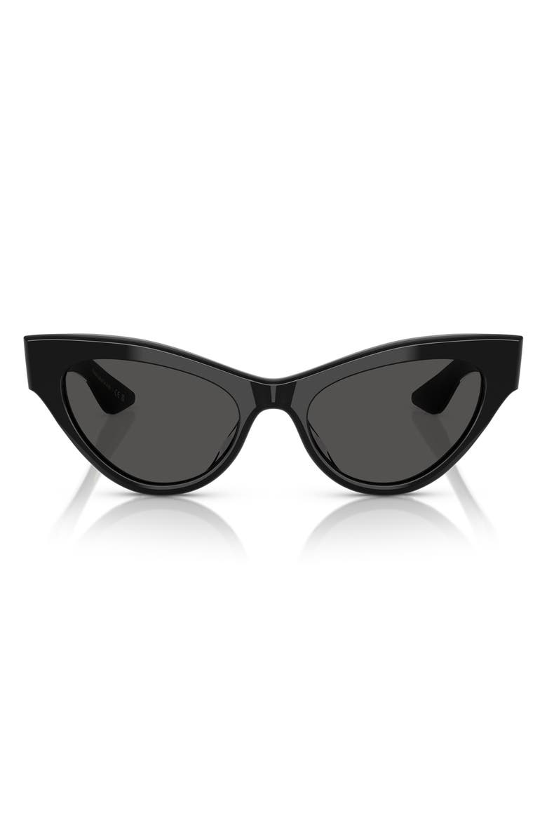 Oliver Peoples x KHAITE 54mm Cat Eye Sunglasses, Main, color, Black