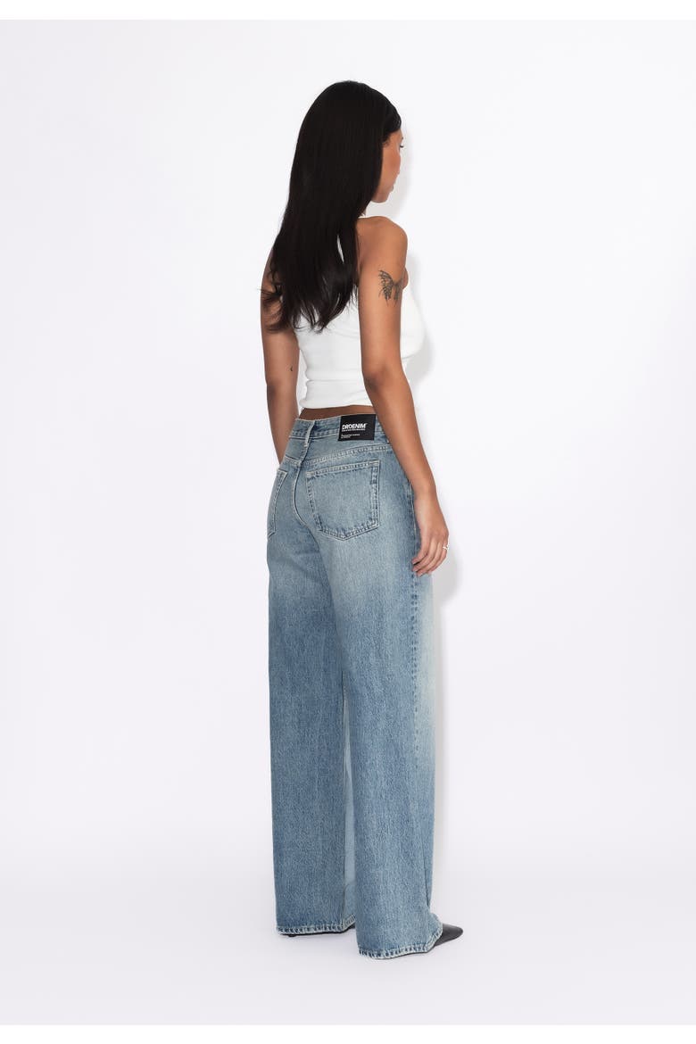 Rhue Low Wide Jeans, Alternate, color, Drift Sky Used