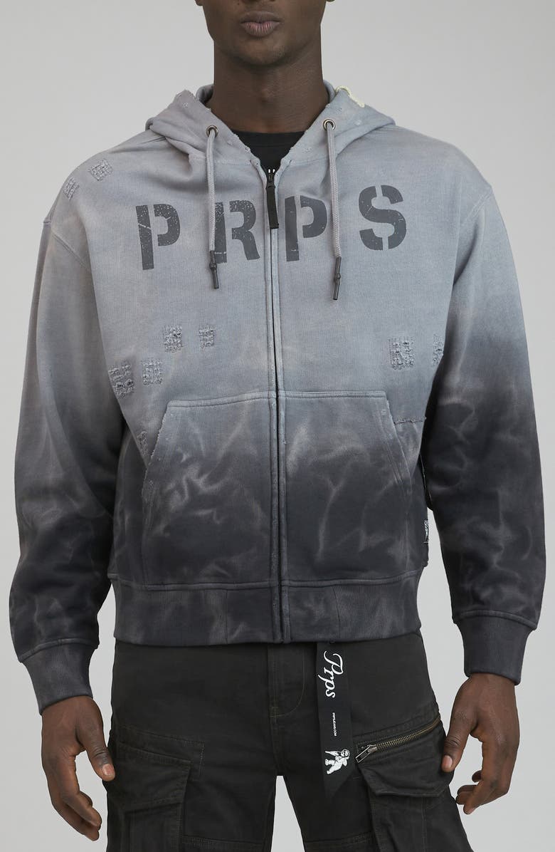 PRPS Mt. Hood Distressed Logo Hoodie, Main, color,
