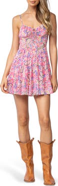 Sky to Moon Corset Sleeveless Minidress