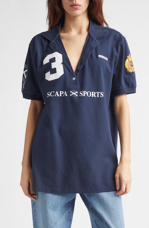 x Scapa Graphic Polo