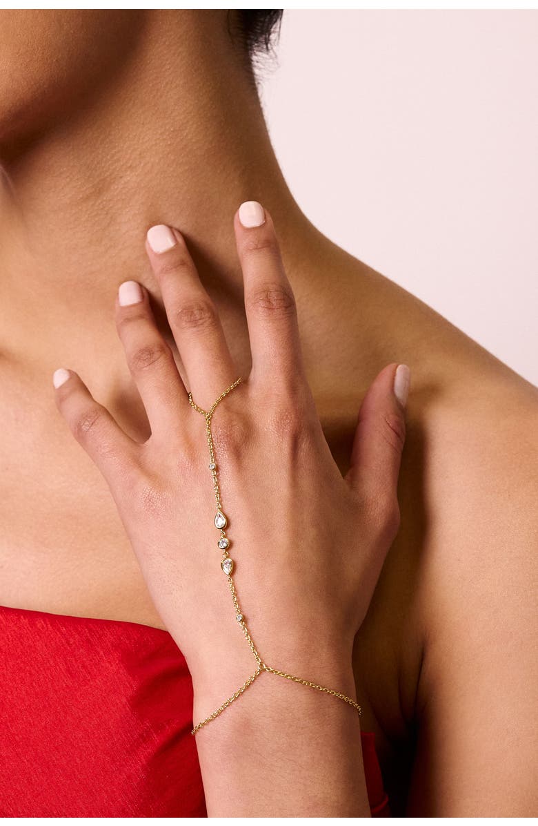 Electric Picks Rumor Hand Chain, Alternate, color, Gold