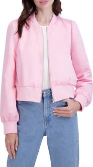 Ookie & Lala Satin Bomber Jacket