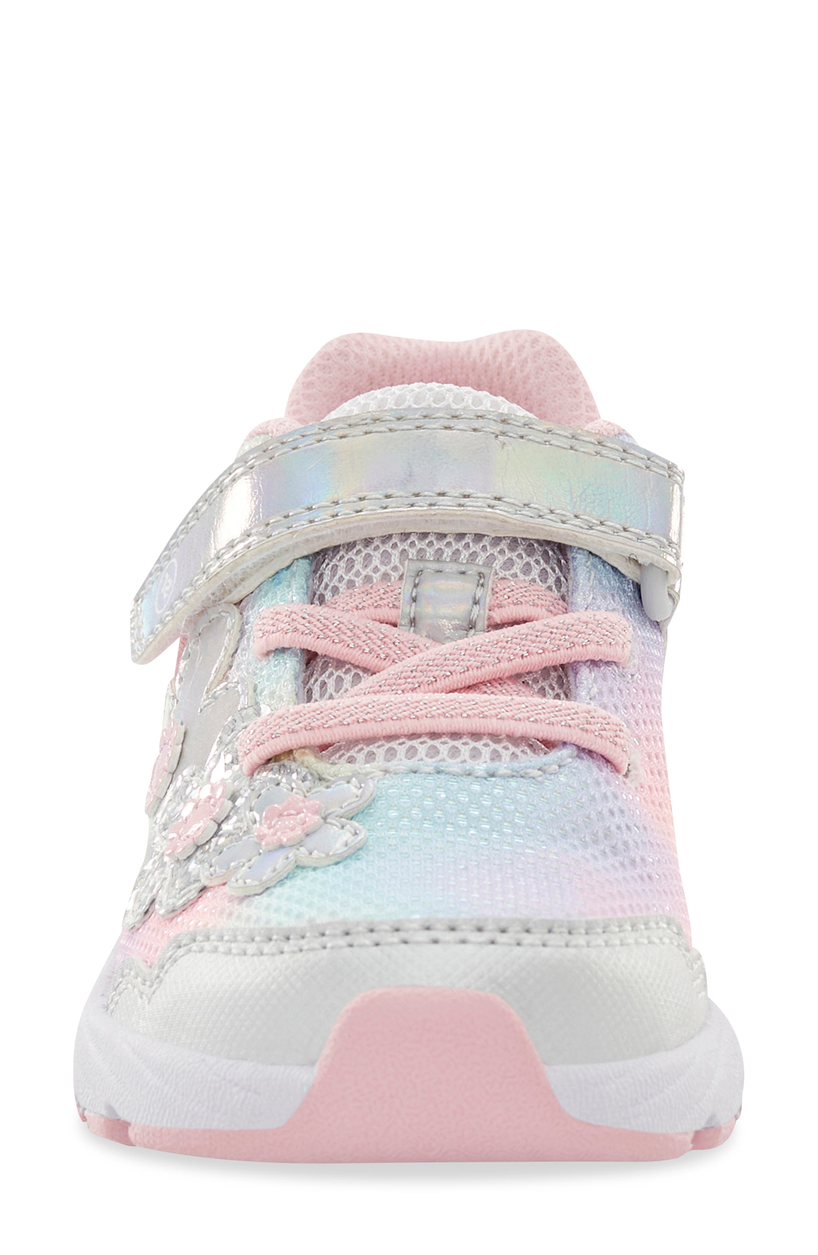 Stride Rite Kids
 Lighted Glimmer 2.0 Sneaker, Alternate, color, Rainbow
