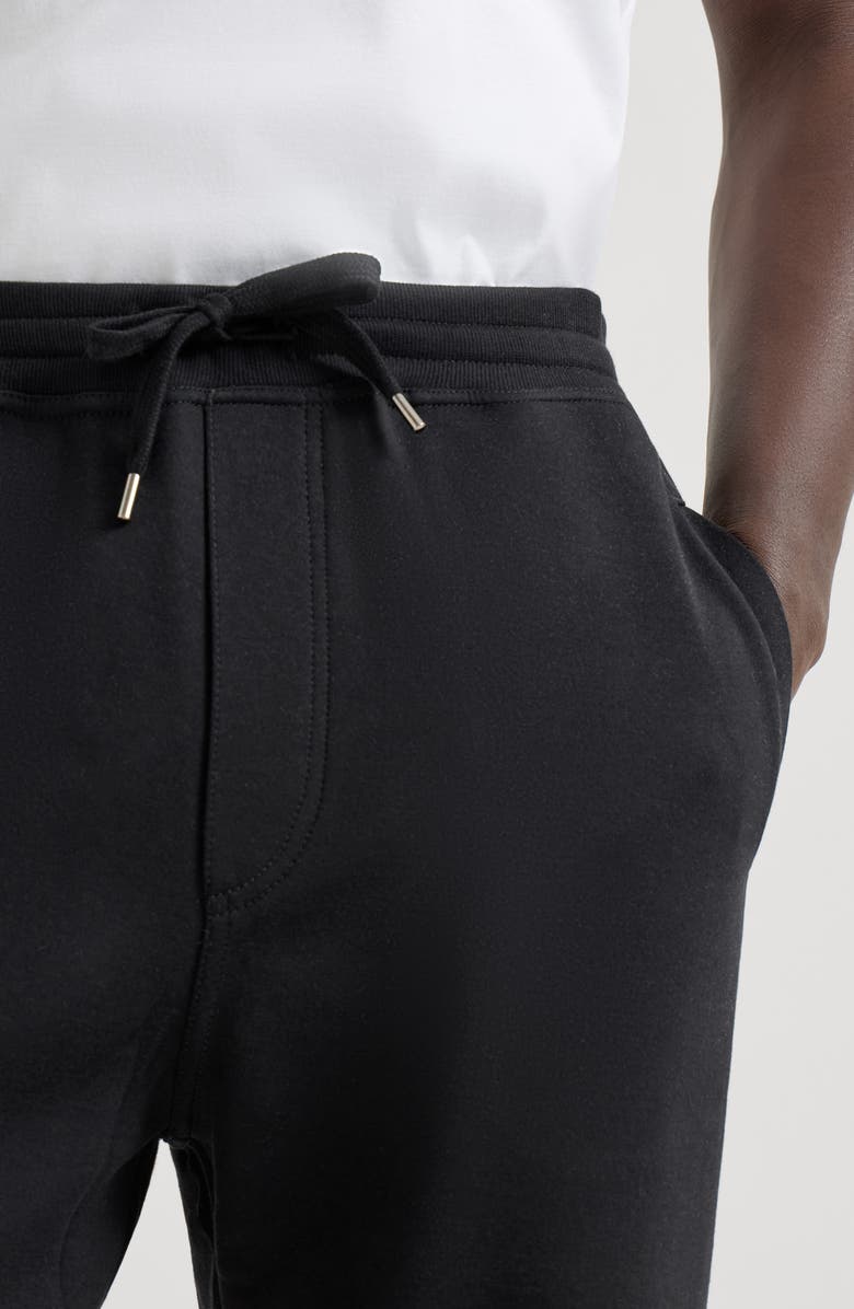 Brunello Cucinelli Double cloth trousers, Alternate, color, Black