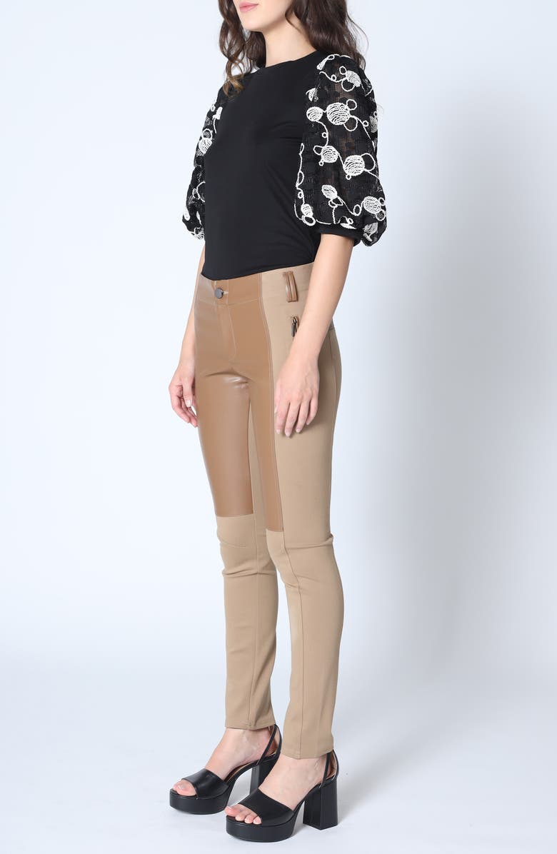 GRACIA Embroidered Puff Sleeve Top, Alternate, color, 