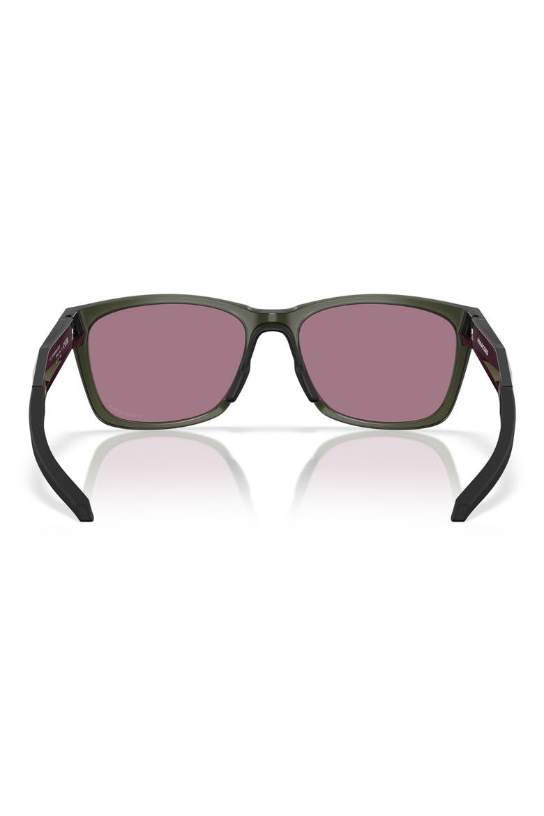57mm Prizm™ Polarized Square Sunglasses, Alternate, color, OLIVE